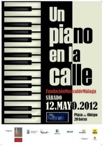 LA FUNDACIÓN MUSICAL DE MÁLAGA COLABORA CON LA NOCHE EN BLANCO 2012 A TRAVÉS DE LA ACTIVIDAD: UN PIANO EN LA CALLE